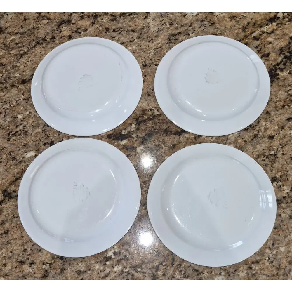Corelle Blue Wreath Plates 7 1/4